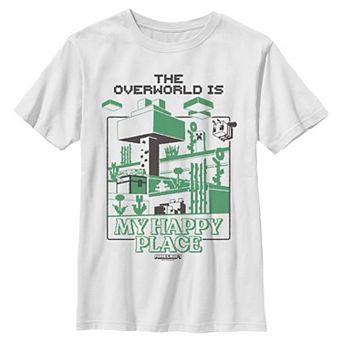 Boy's 6-20 Minecraft My Happy Place Graphic Tee