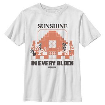Boy's 6-20 Minecraft Sunshine In Every Block Graphic Tee