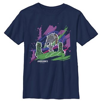 Boy's 6-20 Minecraft Block Mob Graphic Tee