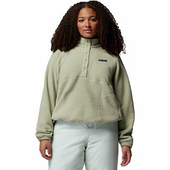 Plus Size Columbia Jasper Ridge Pebbled Fleece Half Snap Pullover