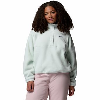Plus Size Columbia Jasper Ridge Pebbled Fleece Half Snap Pullover