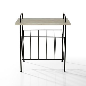 Crosley Furniture Wiltshire Record Player Stand with Storage