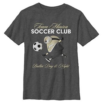 Boy's 6-20 Despicable Me Team Minion Soccer Club Player Graphic Tee