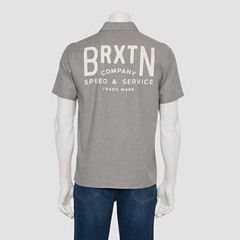 Men's Brixton Service Station Woven Button-Down Shirt