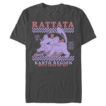 Men's Pokémon Rattata Poster Graphic Tee