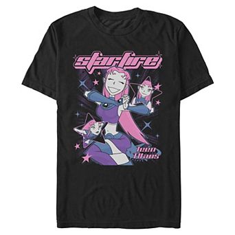 Men's DC Comics Teen Titans Starfire Poster Graphic Tee