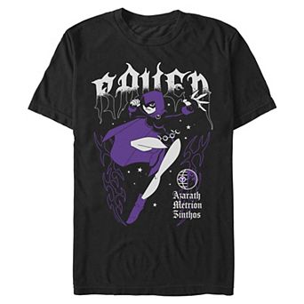 Men's DC Comics Teen Titans Raven Poster Graphic Tee
