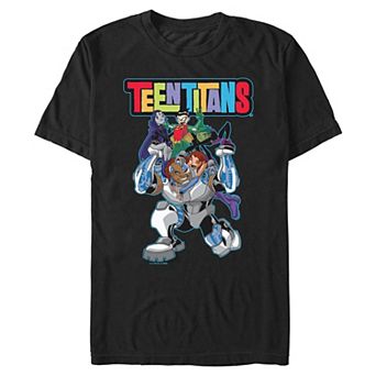 Men's DC Comics Teen Titans Group Portrait Graphic Tee