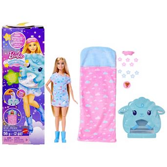 Barbie® Sleepover Reveal Series Doll & Accessories with 7 Surprises