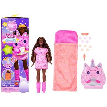 Barbie® Party Unboxed Sleepover Reveal Series Pajama Doll & Accessories with 7 Surprises