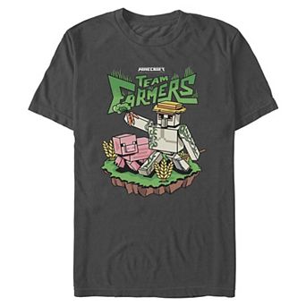 Men's Minecraft Team Farmers Graphic Tee