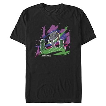 Men's Minecraft Block Mob Graphic Tee