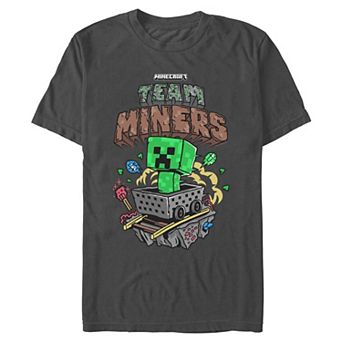 Men's Minecraft Team Miners Graphic Tee
