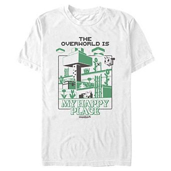 Men's Minecraft My Happy Place Graphic Tee