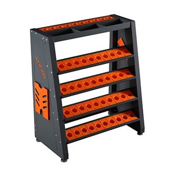 4 tier 70 Capacity Heavy Duty CNC Tool Cart Mobile 40 Taper Tool Storage Cabinet