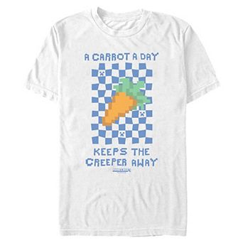 Men's Minecraft A Carrot A Day Graphic Tee