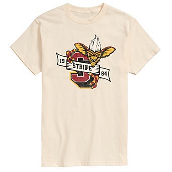 Big & Tall Gremlins Stripe Vintage Collegiate 1984 Short Sleeve Graphic T-Shirt