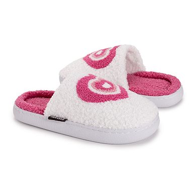 Women's MUK LUKS Sherpa Scuff Slip-On Cozy Slippers