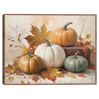 Jo Moulton Fall Vignette Framed Canvas Wall Art
