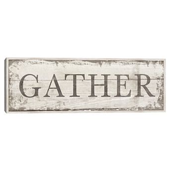 Rufus Coltrane Rustic Gather Framed Canvas Wall Art