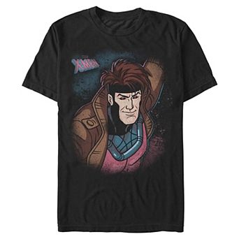 Men's Marvel X-Men Classic Gambit Poster Graphic Tee