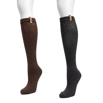Women's MUK LUKS 2-Pack Slouched Socks