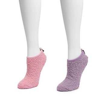 Women's MUK LUKS 2-Pack Low Cut Cozy Socks
