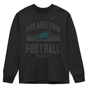 Toddler Nike Black Philadelphia Eagles Essential Long Sleeve T-Shirt