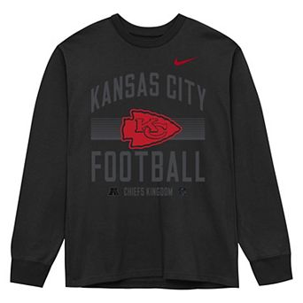 Toddler Nike Black Kansas City Chiefs Essential Long Sleeve T-Shirt