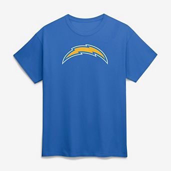 Men's Logo Athletic Powder Blue Los Angeles Chargers Primary Logo T-Shirt