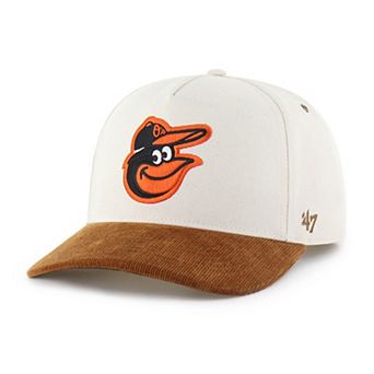 Men's Carhartt x '47 Natural/Brown Baltimore Orioles Undyed Relaxed Hitch Adjustable Hat