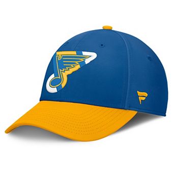 Men's Fanatics Blue/Gold St. Louis Blues Flex Fit Hat
