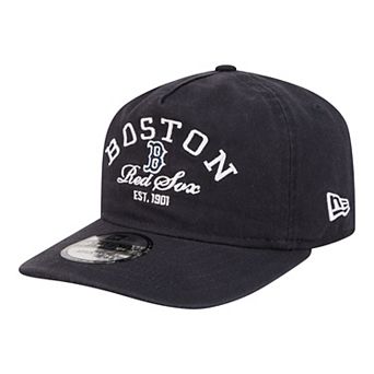 Men's New Era Navy Boston Red Sox Stacked 19TWENTY Adjustable Hat