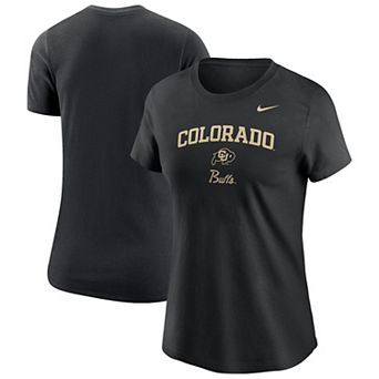 Women's Nike Black Colorado Buffaloes Primary T-Shirt