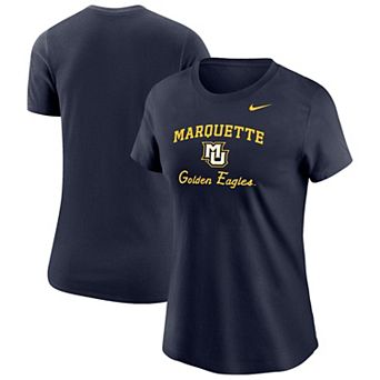 Women's Nike Navy Marquette Golden Eagles Primary T-Shirt