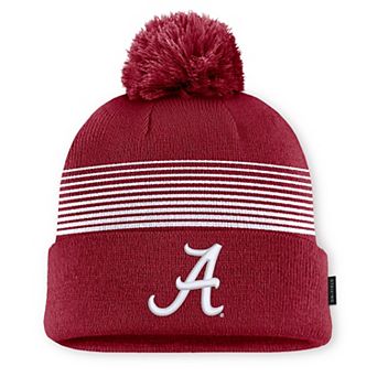 Unisex Nike Crimson Alabama Crimson Tide 2026 On-Field Cuffed Knit Hat with Pom