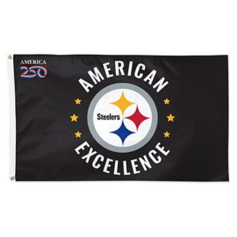 WinCraft Pittsburgh Steelers 3' x 5' One-Sided America 250 Deluxe Flag