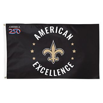 WinCraft New Orleans Saints 3' x 5' One-Sided America 250 Deluxe Flag
