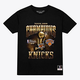 Women's Mitchell & Ness Vintage Black New York Knicks 2026 NBA Finals Champions Boxy T-Shirt