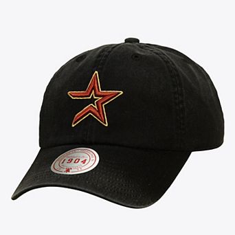 Unisex Mitchell & Ness Black Houston Astros 1904 Soft Wash Cooperstown Adjustable Hat