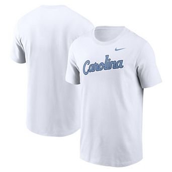 Men's Nike White North Carolina Tar Heels Baseball Wordmark T-Shirt