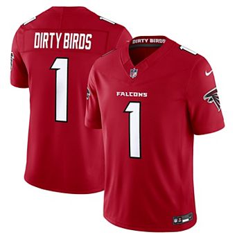 Men's Nike Dirty Birds Red Atlanta Falcons Team Vapor F.U.S.E. Stitched Limited Jersey