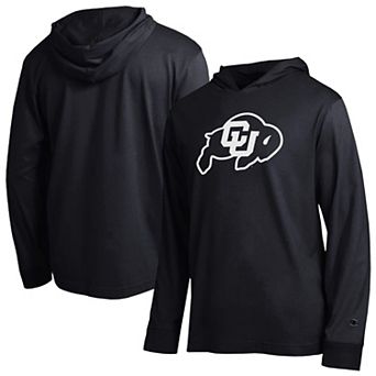 Men's Champion Black Colorado Buffaloes Tonal All-Star Long Sleeve Hooded T-Shirt