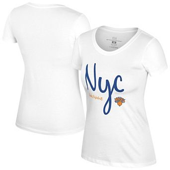 Women's Stadium Essentials White New York Knicks Third Quarter T-Shirt