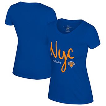 Women's Stadium Essentials Blue New York Knicks Third Quarter T-Shirt