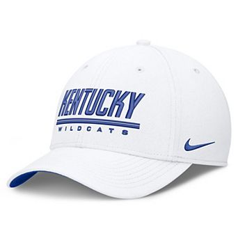 Men's Nike White Kentucky Wildcats Game Day Rise Swooshflex Hat
