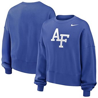 Women's Nike Royal Air Force Falcons Phoenix Fleece Pullover Sweatshirt