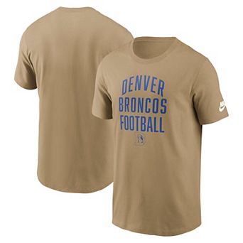 Men's Nike Tan Denver Broncos Rewind Essential T-Shirt