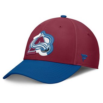 Men's Fanatics Burgundy/Navy Colorado Avalanche Flex Fit Hat