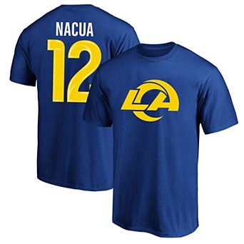 Men's Fanatics Puka Nacua Royal Los Angeles Rams Big & Tall Player Name & Number T-Shirt
